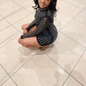 Dripping In diamond Dress